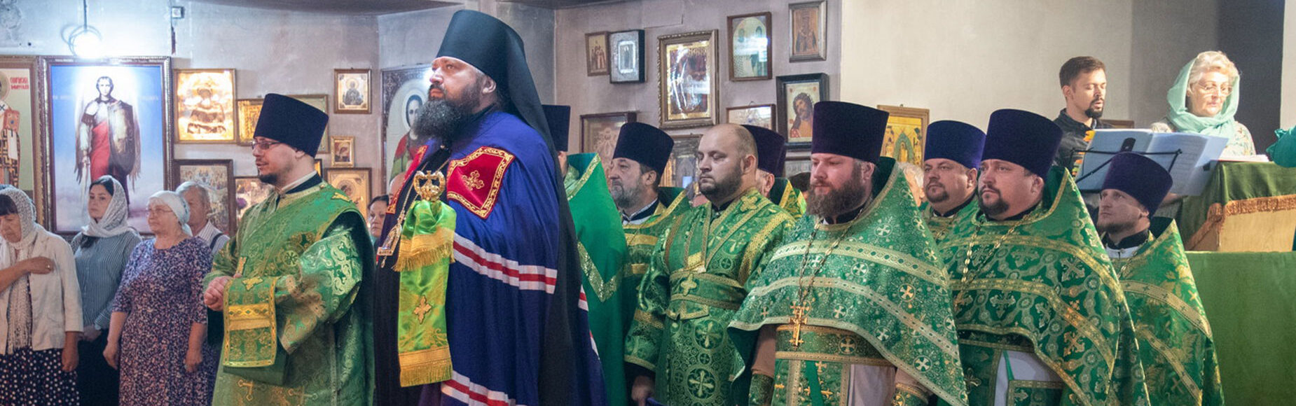 Священник Александр Пашкевич сослужил архиерею за Литургией в день почитания святого Сергия Радонежского