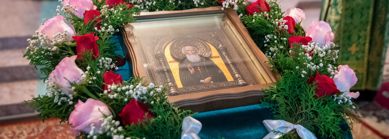Архиерейское богослужение в день памяти преподобного Сергия Радонежского